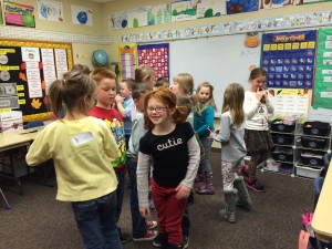 Fun in 2nd grade playing the "Who Am I" animal game!