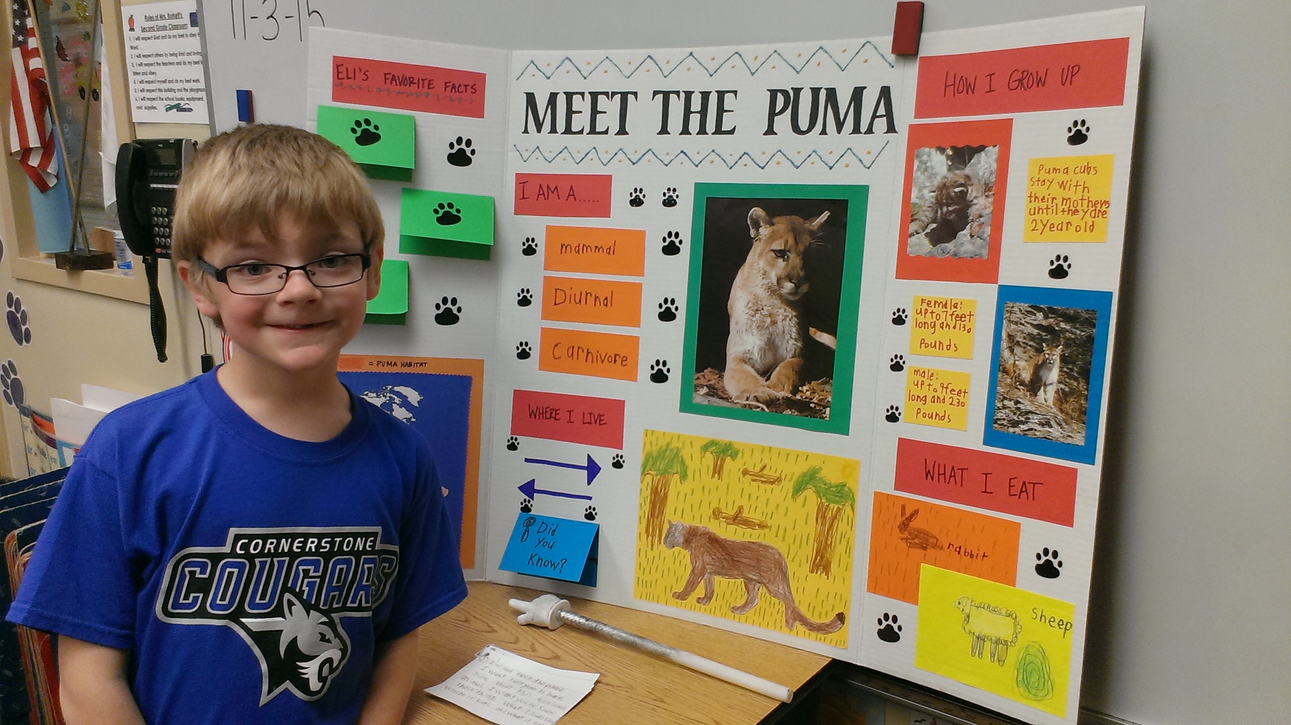 Eli Puma Cornerstone Christian School